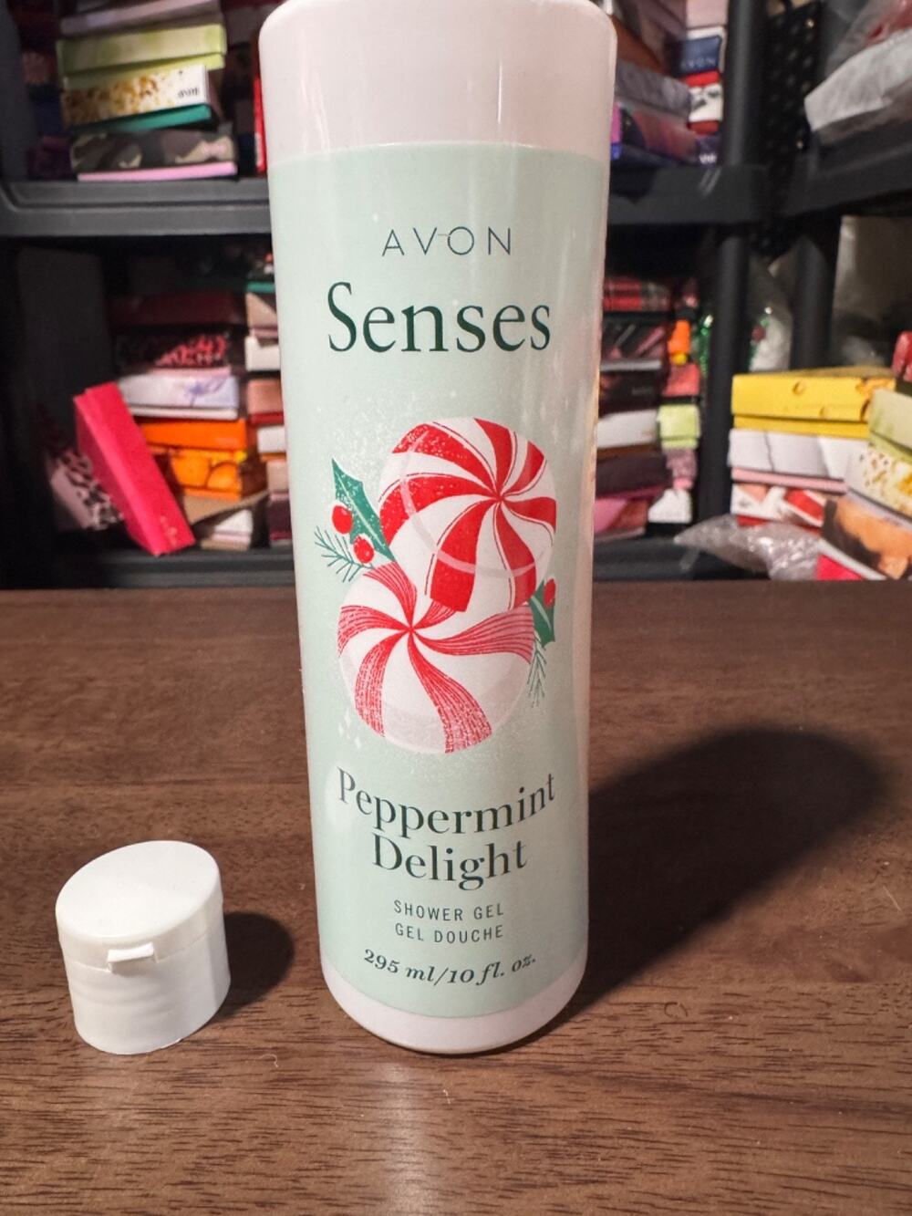 Avon senses “peppermint delight” shower gel 10 fl oz. $Nos